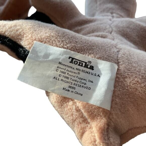 Vintage 1986 PP Pound Puppies Tan Brown Litter of Two - Picture 8 of 10